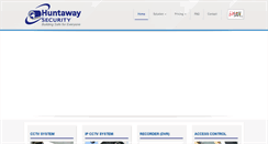 Desktop Screenshot of huntaway.com.sg