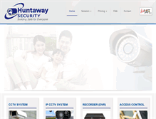 Tablet Screenshot of huntaway.com.sg